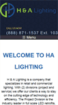 Mobile Screenshot of halightingservice.com